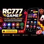 RC777 Game APK download banner with latest gaming features