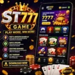 ST777 Game download APK interface on Android smartphone