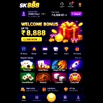 SK888 Game app icon with SK888 logo
