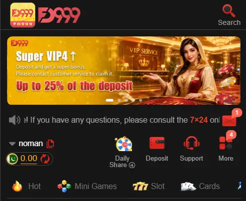FD999 Game Login