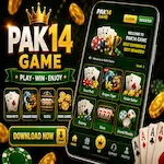 Pak14 Game feature image with mobile gaming interface